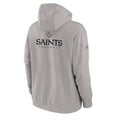 thumbnail image 3 of Men's Nike Gray New Orleans Saints Sideline Club Fleece Pullover Hoodie, 3 of 3