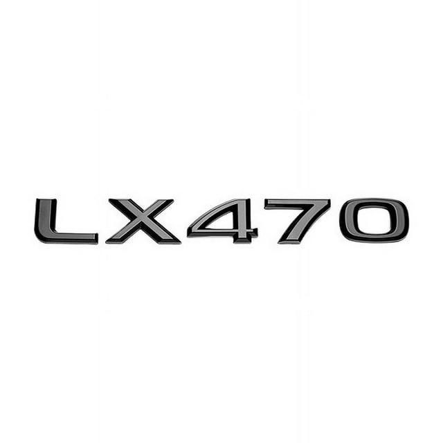 ZWEIP Glossy Black 3D ABS Letters Number LX450 LX470 LX570 Emblem For Lexus Car Trunk Logo Sticker Badge Accessories