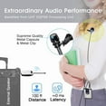 thumbnail image 3 of Wireless Headset Lavalier Microphone System -Alvoxcon Wireless Lapel Mic Best for IPhone, DSLR Camera, PA Speaker, Youtube, Podcast, Video Recording, Conference, Vlogging, Church, Interview,, 3 of 7