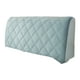 thumbnail image 1 of Yuarrent Funda de cabecera acogedora y elegante para ropa de cama, conjunto de cama de tela de fibra química lavable a máquina Decoración del hogar gris azul, 1 of 6