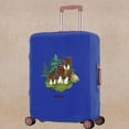 thumbnail image 1 of 2023 Luggage Cover Scratch Resistant Travel Accessory Covers Apply To 18-32 Inch Mushroom Print Suitcase Trolley Protective Case 8Mushroom016 S (18-21inch), 1 of 6
