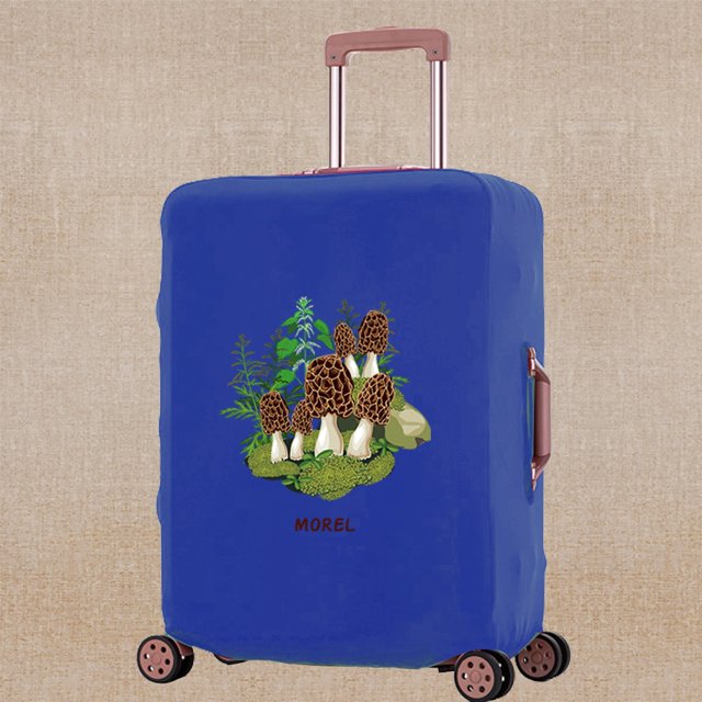 2023 Luggage Cover Scratch Resistant Travel Accessory Covers Apply To 18-32 Inch Mushroom Print Suitcase Trolley Protective Case 8Mushroom016 S (18-21inch)