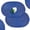 Navy blue, variant on Hakochia 6-pack Washable Woven Vinyl Placemats Set, Non-Slip Heat-Resistant Oval Table Mats, 18x12 inches, Easy to Clean Everyday Meals, misty green