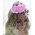 thumbnail image 3 of niños niñas sombreros fascinators bebé mini sombrero de copa clip de estilo Estilo 2-Rosa Zulema Sombrero del clip de pelo de los niños, 3 of 8