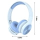 thumbnail image 3 of Auriculares para juegos, Sonido envolvente, Cancelación de ruido, Bluetooth, Bajo profundo, Deportes/Música/Juegos, Ranura para tarjeta, Azul, 3 of 8