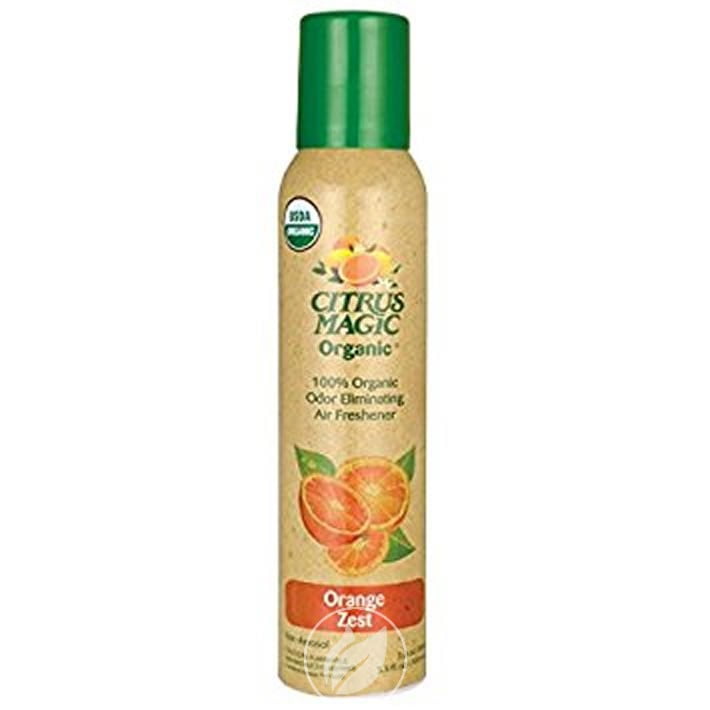 Citrus Magic Organic Spray Air Freshener Orange Zest 3.5 Ounce, Pack of
