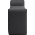 thumbnail image 4 of Meridian Furniture Banc en Tissu Noir Stylet, 4 of 7