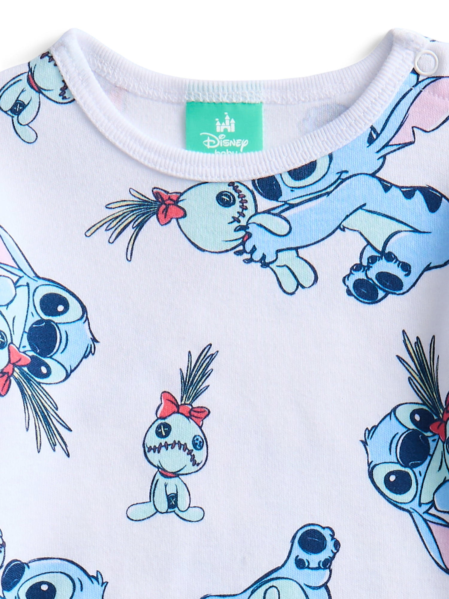 Lilo and Stitch Baby Boys or Girls Graphic One-Piece Bodysuits, 2-Pack, Sizes 0/3M-24M