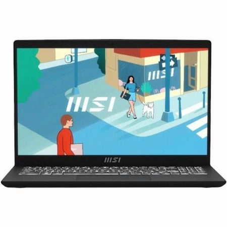 MSI Modern 15 B13M Modern 15 B13M-1097US 15.6" Notebook, Full HD, Intel Core i5 13th Gen i5-1334U, 16 GB, 512 GB SSD, Classic Black