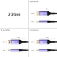 thumbnail image 3 of 2.1 Extension Cable Male 2.1 Cord Support 16K@60Hz 8K@240Hz 4K@240Hz, 3 of 7