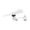 White, variant on SHENGLUO Mini 2-in-1 Cell Phone Fan with Type C/USB C Port (1 Pack) - Small Personal Portable Pocket Fan Plug in Mobile Phones for Outdoor Travel Commuting (Black)