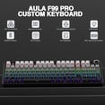 thumbnail image 2 of Teclado mecánico inalámbrico AULA F99 Pro con botón BT5.0/USB-C, 2 of 9