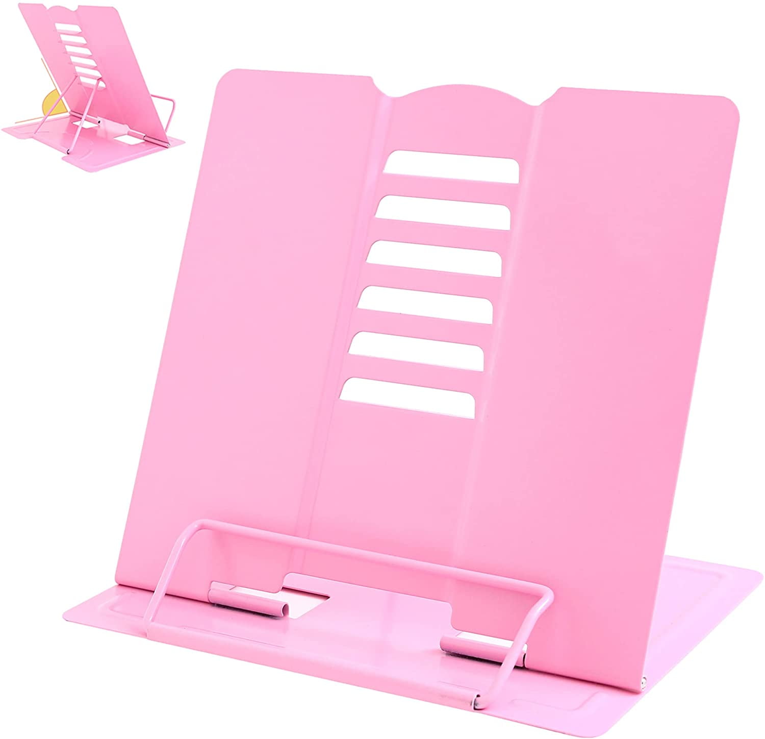 Metal Book Stand Book Holder Book Stand for Reading Adjustable