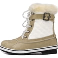 thumbnail image 2 of Dream Pairs Botas de nieve de invierno impermeables a media pantorrilla para mujer RIVER_3 Dream Pairs RIVER_3, 2 of 6