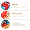 thumbnail image 2 of 1 Set Kids Tableware Silicone Handle Learning Spoon Fork Toddler Eating Tool, 2 of 9