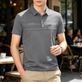 thumbnail image 2 of IhhxPro Men's Short Sleeve Collared Shirt with Pockets Quick Dry Lightweight Summer Casual Business Top Wrinkle Resistant Fit Solid Button down Office Travel M-4XL, 2 of 9
