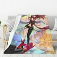 thumbnail image 3 of Genshin Impact Plush Throw Blanket Super Soft Wool Blanket, Sofa And Bed Comfort, Home Decor Room Essentials Anime Gifts And Collectibles, 3 of 5