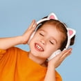 thumbnail image 5 of 1 Pair Accessories Headphones Decor Detachable Decoration Headset Attachment Cat Ears BLACK, 5 of 8