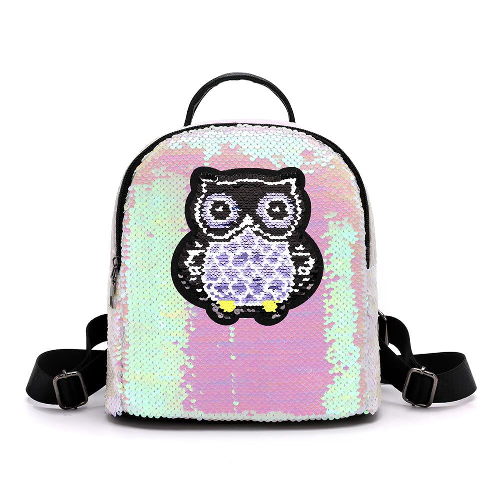 bird print backpack
