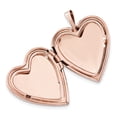 thumbnail image 2 of FB Jewels Sterling Silver Rose Gold-plated 20mm Forever in my Heart Locket, 2 of 4