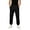 j-Black13739, variant on Boys Pants Casual Solid Color Durable Joggers With Zipper Ankle Length Loose Fit Sports Trousers Soft For Comfortable Play Wear Pants,Black,5-6 Years