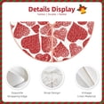 thumbnail image 5 of Kll Hearts Christmas Tree Skirt 48",Party Decorations Farmhouse For Christmas Decorations Holiday Party, 5 of 8