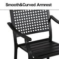 thumbnail image 5 of Sophia & William 7 Pieces Metal Patio Dining Set Outdoor Table and Chairs Furniture Set, 5 of 11