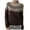 Brown, variant on larppty Womens Fall Sweaters Vintage Colorful Crew Neck Long Sleeve Pullover Knit Jumper Tops (Wine, XL)