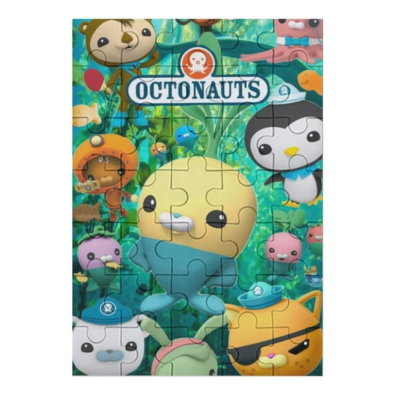 The Octonauts Jigsaw Puzzle, Wood Puzzles Adult, 35 PCS Jigsaw Puzzle for Adults Challenging Puzzle Perfect for Game Nights