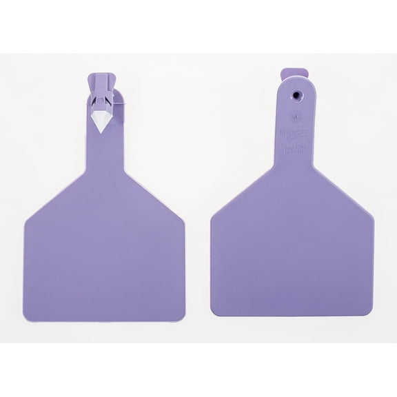 Z Tags 1-piece Purple Blank Cow Tag 25pk