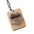 thumbnail image 2 of Bunblic 4xBeech Mini 8 Key Musical Cute Music Instruments for Travel Outdoor Vacation, 2 of 8