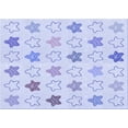 thumbnail image 1 of Ahgly Company Machine Washable Indoor Rectangle Transitional Lavender Blue Area Rugs, 2' x 4', 1 of 7