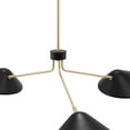 thumbnail image 4 of Modway Journey 3-Light 14" Arm Pendant in Black, 4 of 8