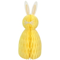 NANIL Easter Hanging Honeycomb Decoration, Easter Bunny 3D Paper Honeycomb Party Decorations Table Centerpieces, Bunny Hanging Tree Ornament for Spring Party