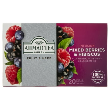 UPC 054881000055 product image for Mixed Berries & Hibiscus Herbal Infusion Fruit Tea | 20  Tea Bags | Ahmad Tea | upcitemdb.com