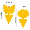 thumbnail image 7 of 48-Pack Yellow Sticky Traps for Fungus Gnats, Fruit Flies, Aphids and Flying Insects | Non-Toxic Double-Sided Sticky Bug Catcher Glue Traps for Indoor Houseplants, Flowers and Outdoor Garden, 7 of 7