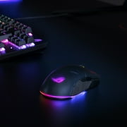 ASUS Optical Gaming Mouse - ROG Pugio II | Ergonomic & Truly Ambidextrous PC Gaming Mouse | Configurable & Swappable Side Buttons | 16,00 DPI Optical Sensor | Aura Sync RGB Tactile Mice