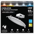 thumbnail image 1 of Feit 3000130 6 in. 13 watt Electric White LED Recessed Downlight, 1 of 1