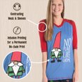 thumbnail image 4 of No Place Like Gnome LazyOne Women's Leggings and Tees, Pajama Separates, Cozy Loungewear for Women (SMALL), 4 of 6
