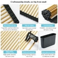 thumbnail image 5 of ReaNea Gold Roll Up Dish Drying Rack Over The Sink, Kitchen Rolling Dish Drainer, Foldable Sink Rack Mat for Kitchen Sink Counter, 5 of 9