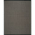 thumbnail image 2 of Safavieh Natural Fiber Collection NF441D Border Sisal Area Rug, 6' x 9', Charcoal / Charcoal, 2 of 5