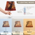 thumbnail image 4 of Fall Leaves with Forest Desk Lamp LED Table Nightstand Lamps with 3 Color Temperatures for Home Bedroom Living Room Decor 6x11, 4 of 8