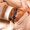 thumbnail image 2 of ¡No lo Dejes Pasar!, Pulsera de cuero con cierre magnético de acero inoxidable y cuero para hombre Pulsera de cuero con cordón de cuero de 19 cm Akmoler, 2 of 7