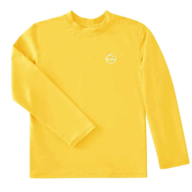 Camiseta de natación Rash Guard Willit para niños, UPF 50+, protección solar 18-24 M
