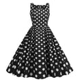 thumbnail image 2 of B91xZ Robes Sans Manches pour Femmes Robe Pull Boutonnée Col en V Décontractée Été Robe Maxi Ample en Tricot, Noir m, 2 of 5