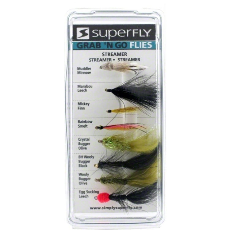 ICE FLIES The tongue 3-pack Streamer fly - 10 Size 2 