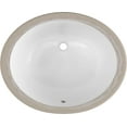 thumbnail image 4 of Proflo Pf1714ua Comstock 19-1/2" Oval Vitreous China Undermount Bathroom Sink - White, 4 of 7