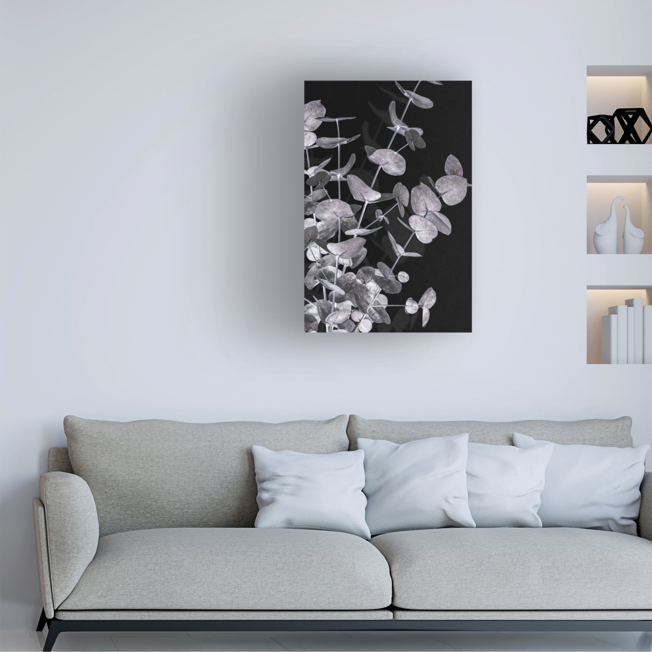Pictufy Studio III 'Eucalyptus Negative 3' Canvas Art - 12 x 19 Inches
