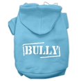 thumbnail image 1 of Bully Screen Printed Pet Hoodies Baby Blue Size Xxl (18), 1 of 1
