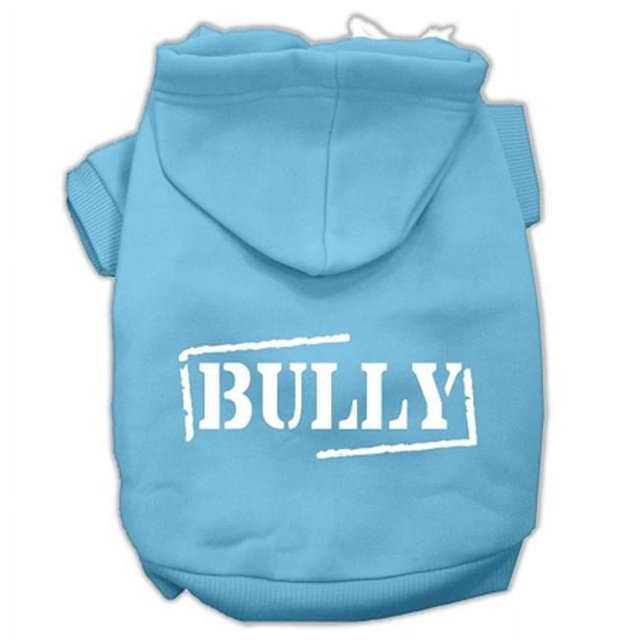Bully Sweat à Capuche Imprimé pour Animaux de Compagnie Bleu Bébé Taille TTG (18)